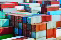 Blockchain shipping containers
