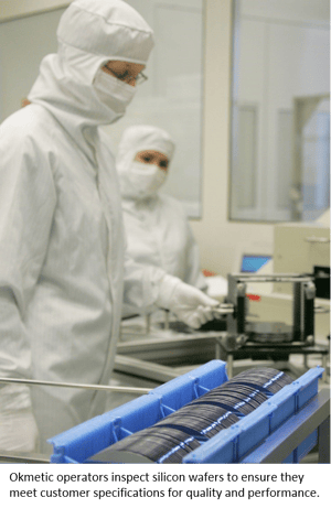 Okmetic wafers