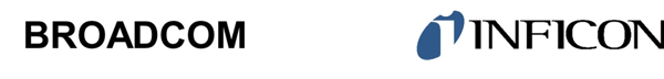 FOA Broadcom Inficon logos